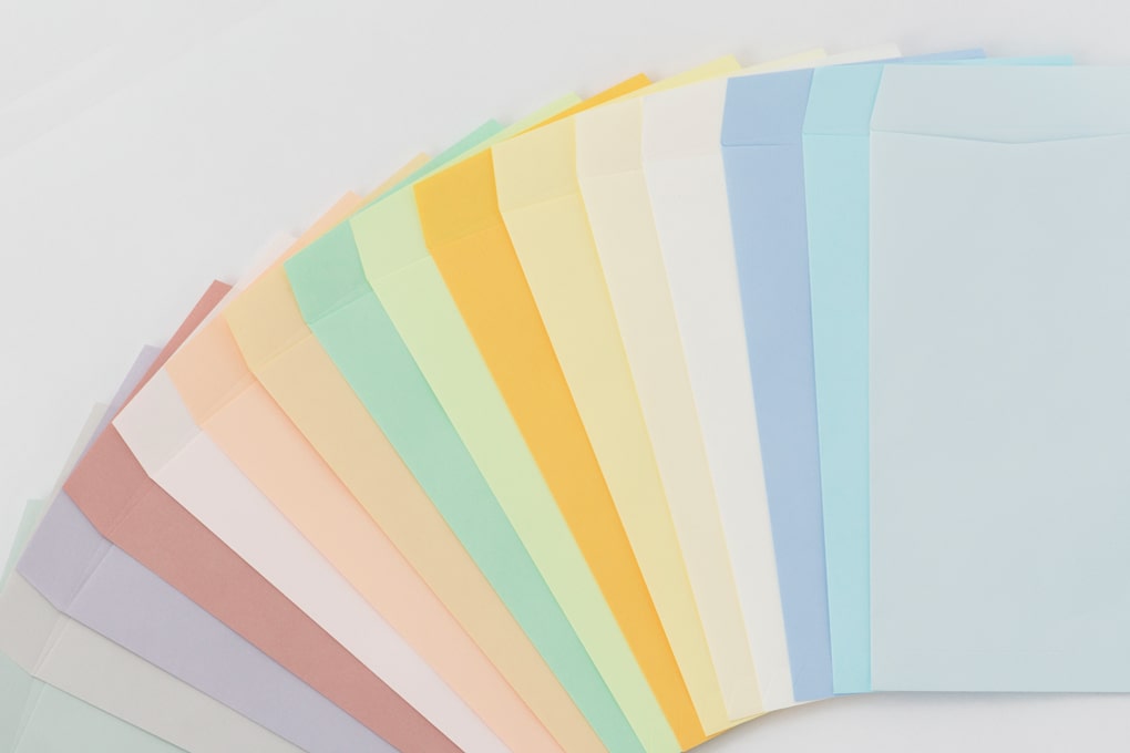 パステル封筒