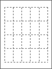 A3ノビ（9号20丁付）名刺用紙