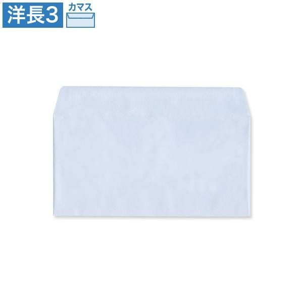 YR6940 洋長3封筒 パステルアクア 100g/㎡ カマス貼