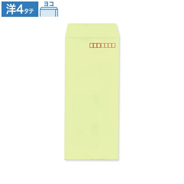 FD0413 洋4封筒 タテ ウグイス 70g/㎡ ヨコ貼