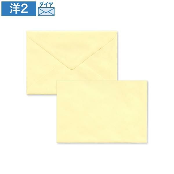 YP1231 洋2封筒 パステルクリーム 100g/㎡ ダイヤ貼