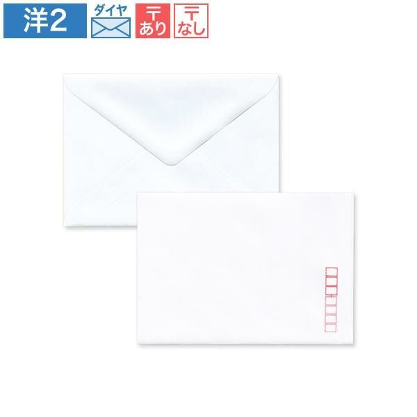 Y1223 洋2封筒 ケント 100g/㎡ ダイヤ貼