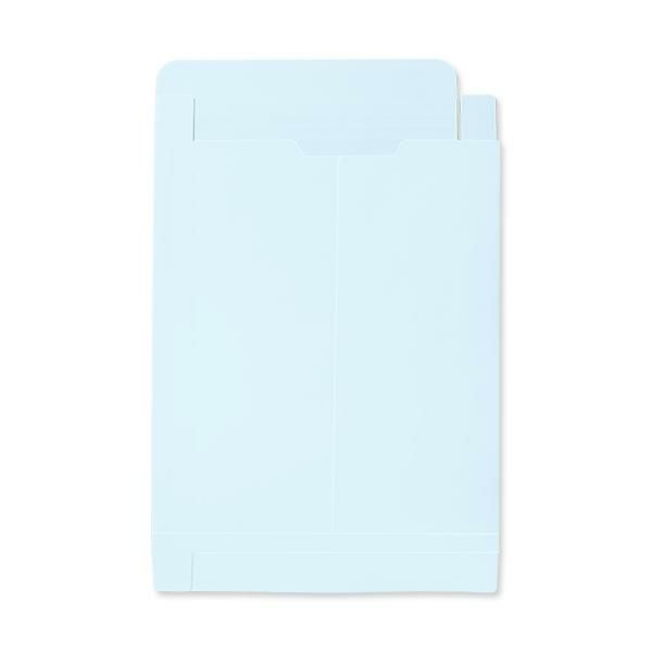 BP8275 保存袋 角2 パステルブルー 150g/㎡ 紐なし 胴貼