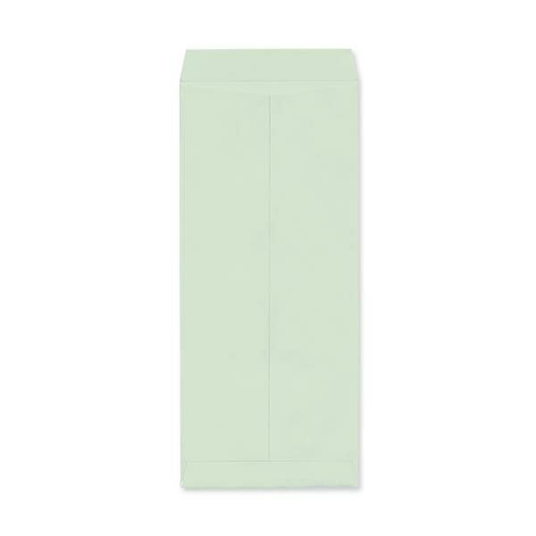 LF1513 長4封筒 窓付 セロ窓5号 パステルグリーン 80g/㎡ センター貼
