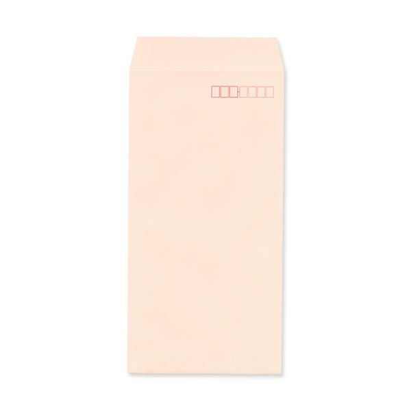 NR0382 長3封筒 透けない封筒 パステルピンク 80g/㎡ ヨコ貼