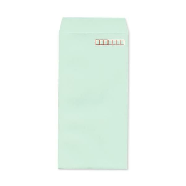NR0397 長3封筒 透けない封筒 パステルミズ 80g/㎡ ヨコ貼