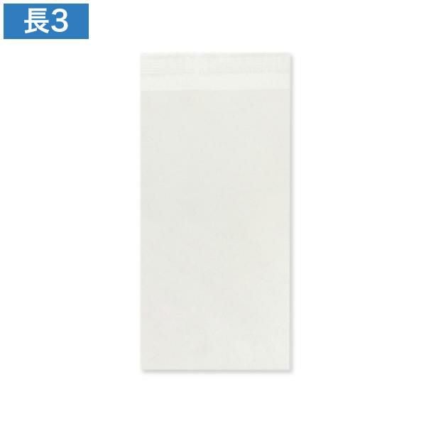 EN0824 ポリ封筒 長3封筒 透明 40μ