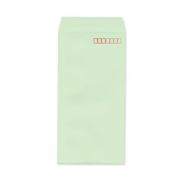 NR0353 長3封筒 森林認証 パステルグリーン 80g/㎡ ヨコ貼