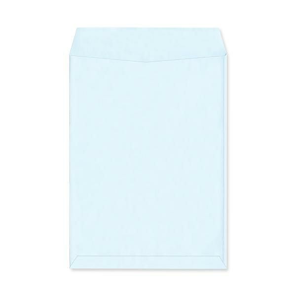 JR0535 角A4封筒 パステルブルー 100g/㎡ ヨコ貼