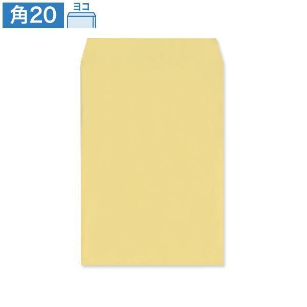 JA0414 角20封筒 ゴールド 85g/㎡ ヨコ貼