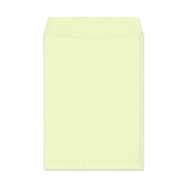 KR0237 角2封筒 パステルウグイス 100g/㎡ ヨコ貼