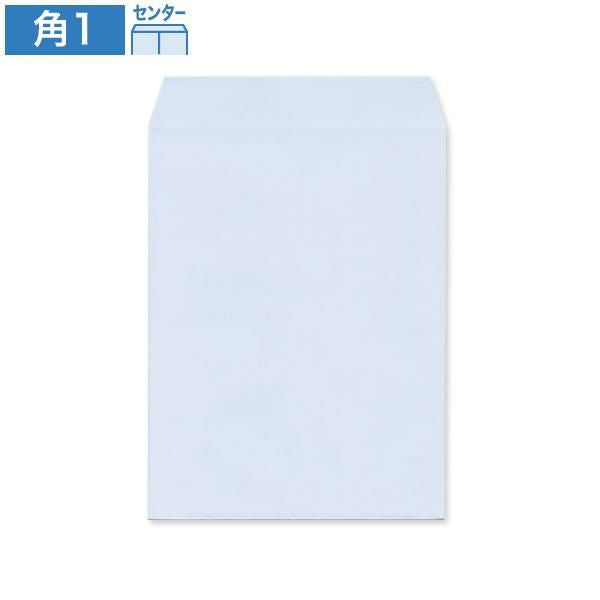 KP0140 角1封筒 パステルアクア 100g/㎡ センター貼