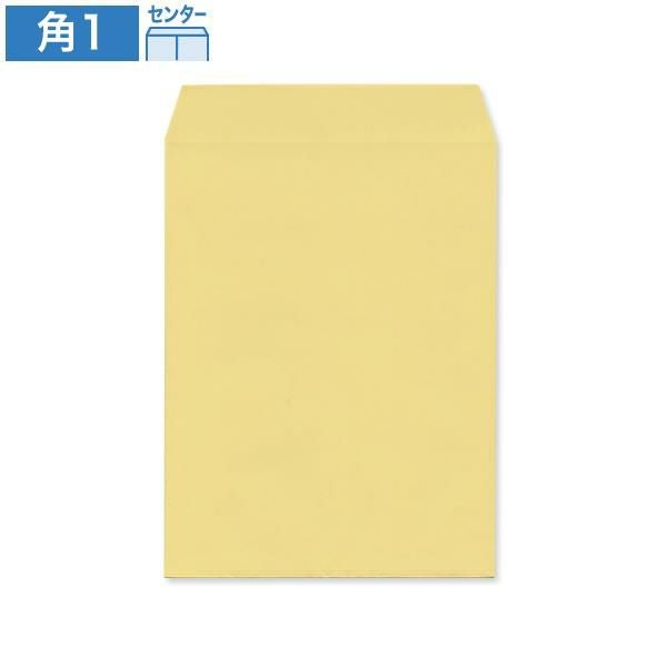 K0114 角1封筒 ゴールド 85g/㎡ センター貼