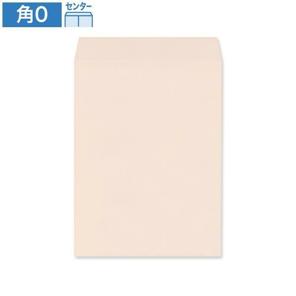 KP0032 角0封筒 パステルピンク 100g/㎡ センター貼