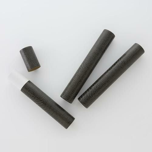 SZ0251 紙筒 B4用(黒ワニ柄)1本 ※A4にも対応