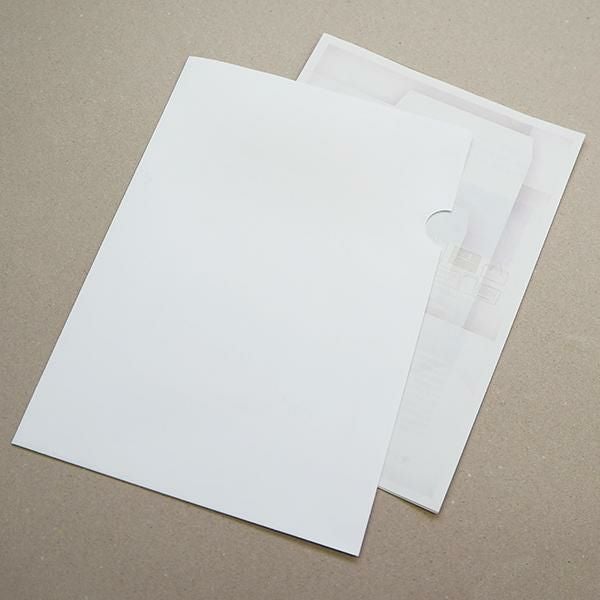 HW1191 紙製ファイル A4 ホワイト
