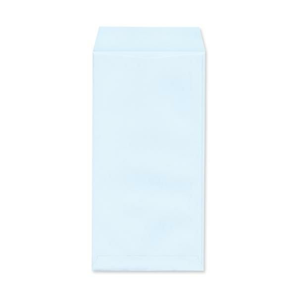 MG9115 封筒印刷 長3封筒 窓付  レーザープリンター対応窓 パステルブルー 80g/㎡ ヨコ貼