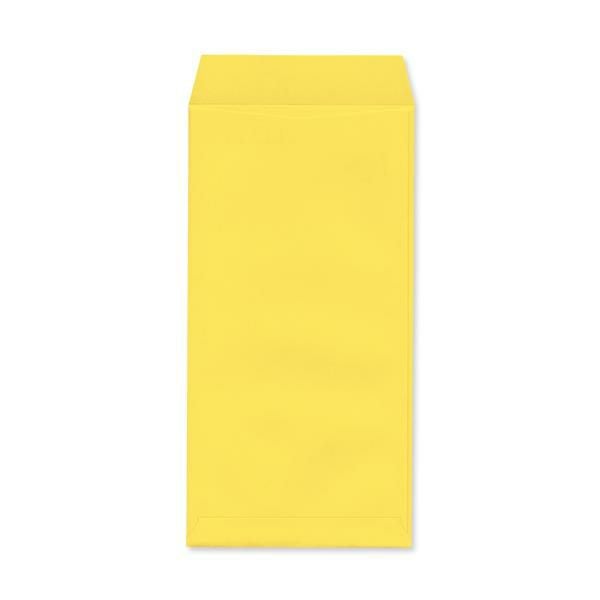 ND0338 封筒印刷 長3封筒 イエロー 85g/㎡ ヨコ貼
