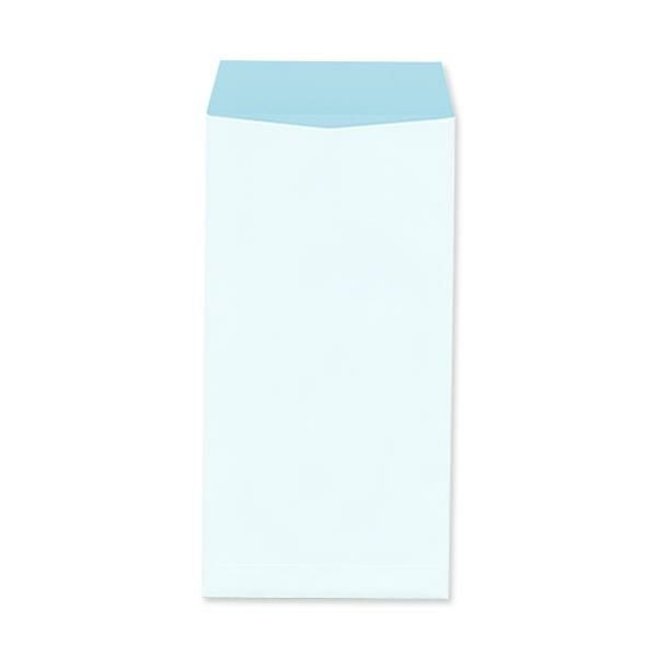 NR0365 封筒印刷 長3封筒 透けない封筒 パステルナチュラルWブルー 80g/㎡ ヨコ貼