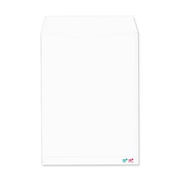 KX0269 封筒印刷 角2封筒 抗菌・抗ウイルス ホワイト 100g/㎡ ヨコ貼 SIAAマーク付