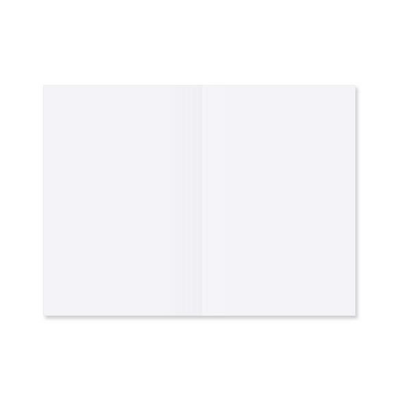 CF0286 カード ケント 細枠 はがき形 2つ折り