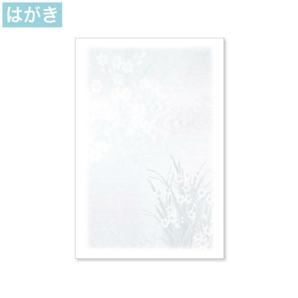 PJG701 喪中はがき 水仙 インクジェットプリンター専用