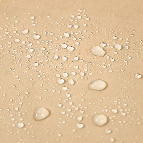 角2封筒 撥水 未晒クラフトCoC 100g ヨコ貼｜FSC認証・漂白なし撥水茶