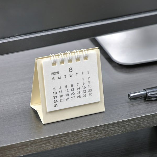 H502 2026年 名入れできる miniカレンダー(日曜始まり)